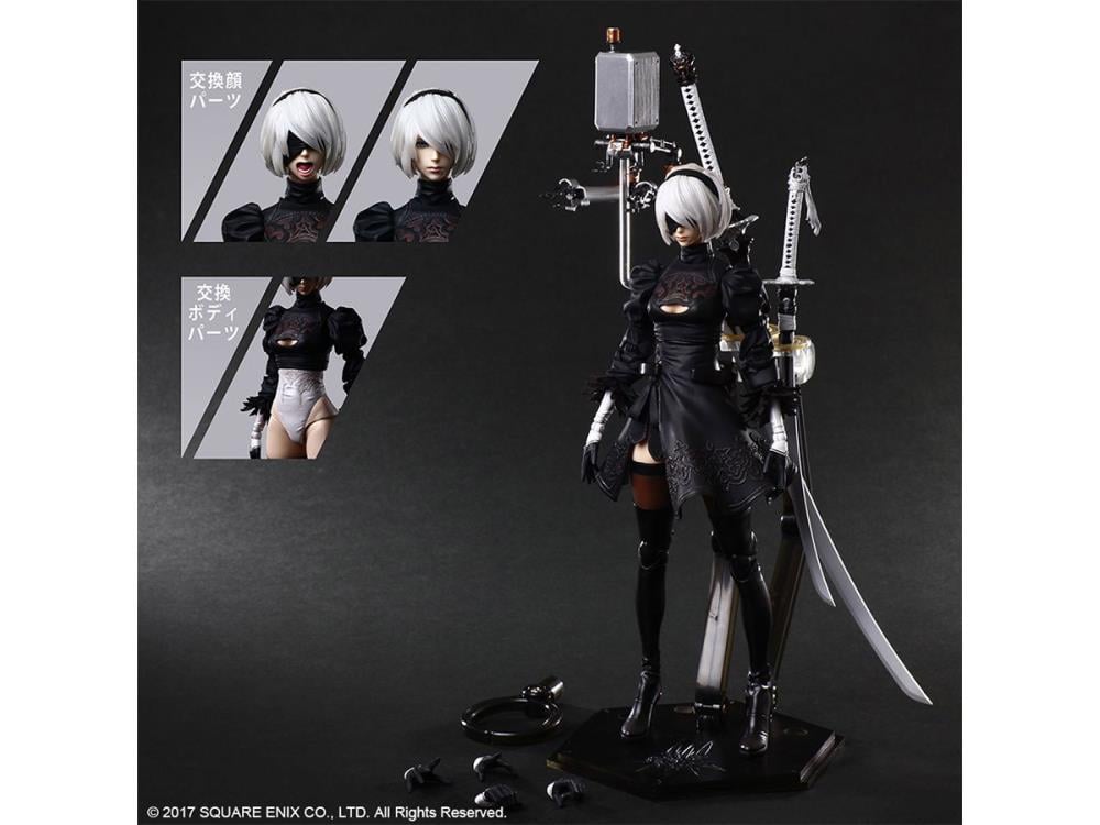NieR: Automata Play Arts Kai 2B (YoRHa No. 2 Type B) Deluxe Version Gallery Image 12
