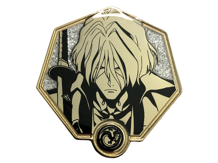 Cowboy Bebop Golden Series Vicious Enamel Pin Gallery Image 1