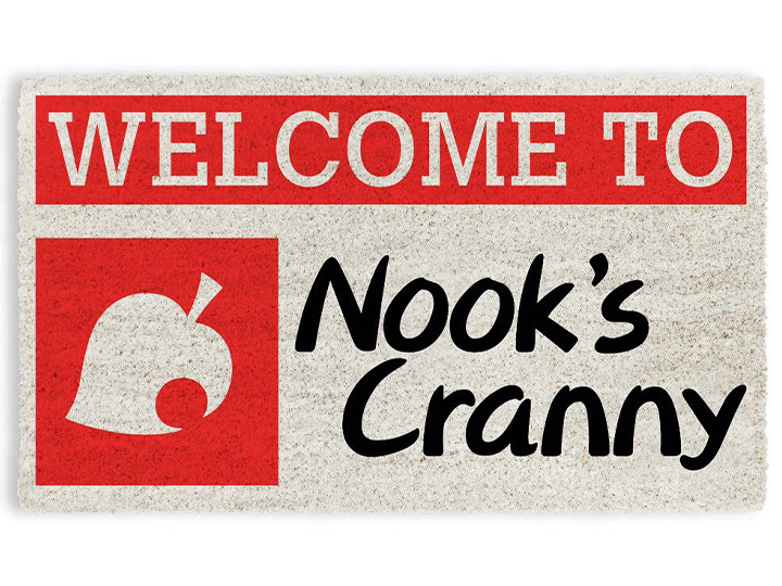 Animal Crossing Welcome To Nook's Cranny Door Mat Gallery Image 1