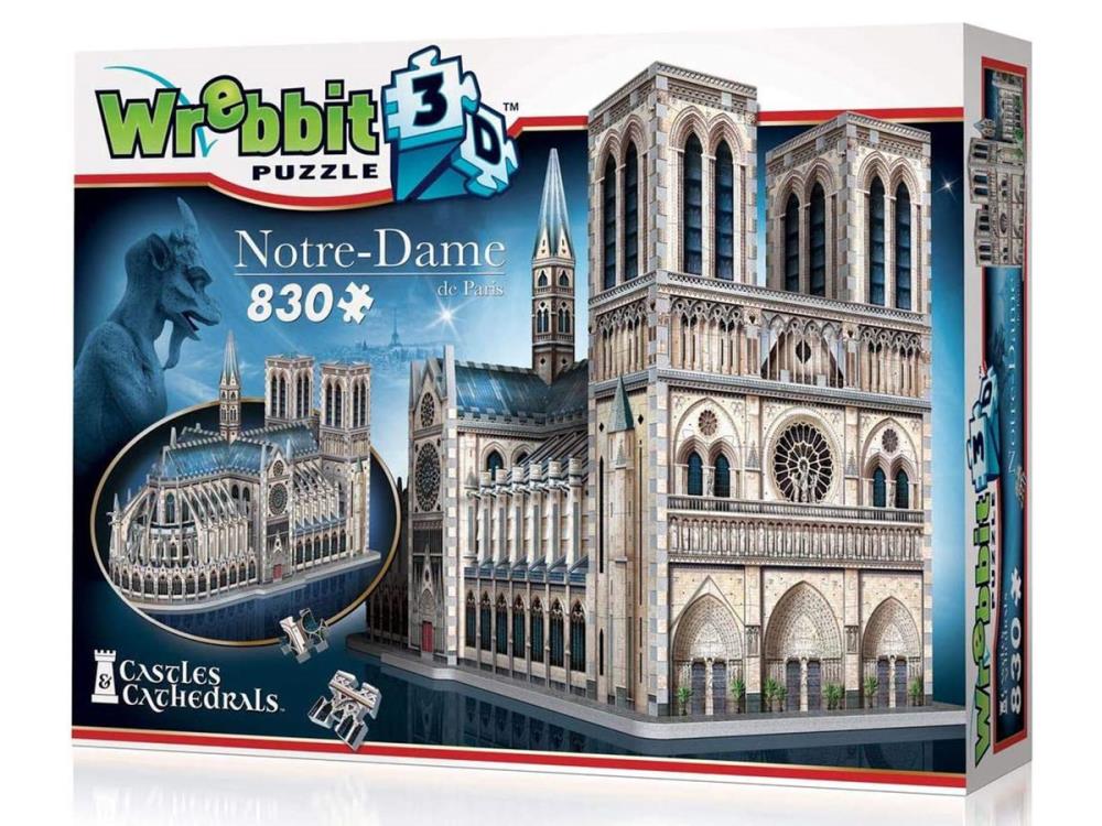Notre-Dame de Paris 830-Piece 3D Puzzle Gallery Image 5