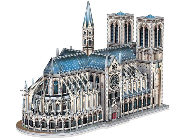 Notre-Dame de Paris 830-Piece 3D Puzzle Gallery Image 1