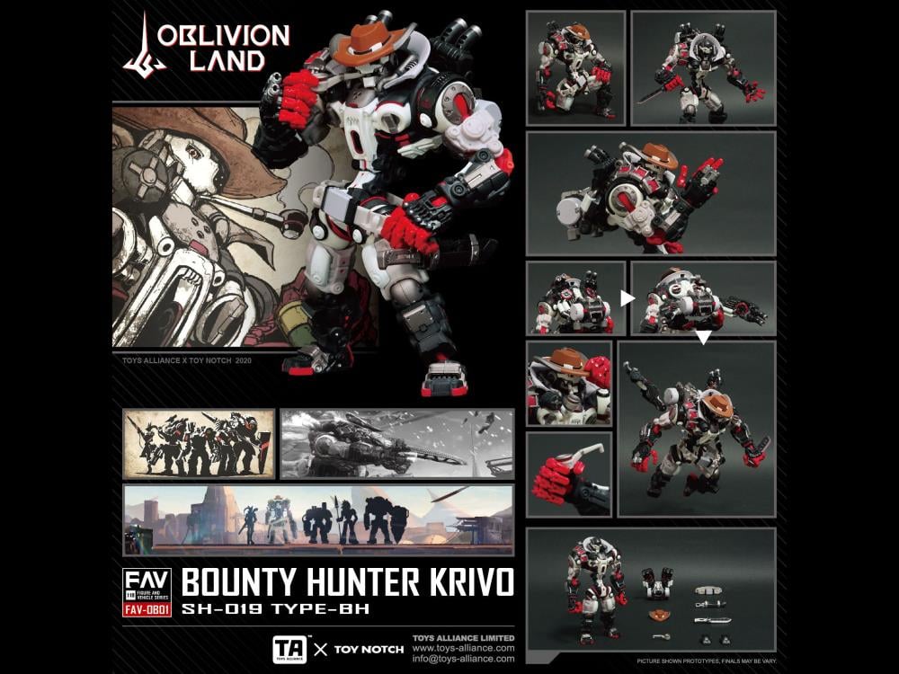 Oblivion Land FAV-OB01 Bounty Hunter Krivo Action Figure Gallery Image 11