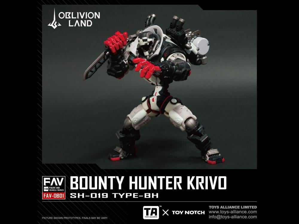Oblivion Land FAV-OB01 Bounty Hunter Krivo Action Figure Gallery Image 3