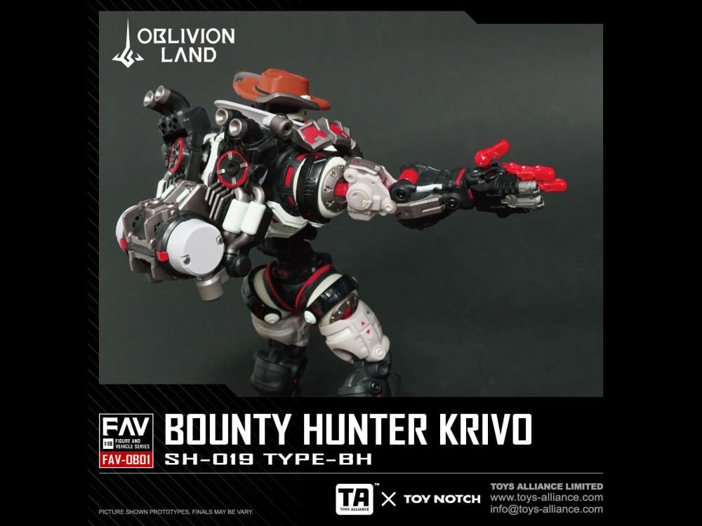 Oblivion Land FAV-OB01 Bounty Hunter Krivo Action Figure