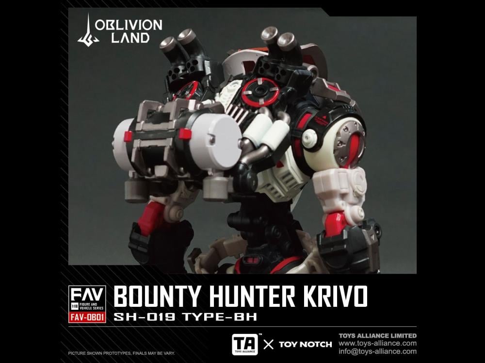 Oblivion Land FAV-OB01 Bounty Hunter Krivo Action Figure