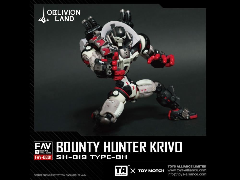 Oblivion Land FAV-OB01 Bounty Hunter Krivo Action Figure
