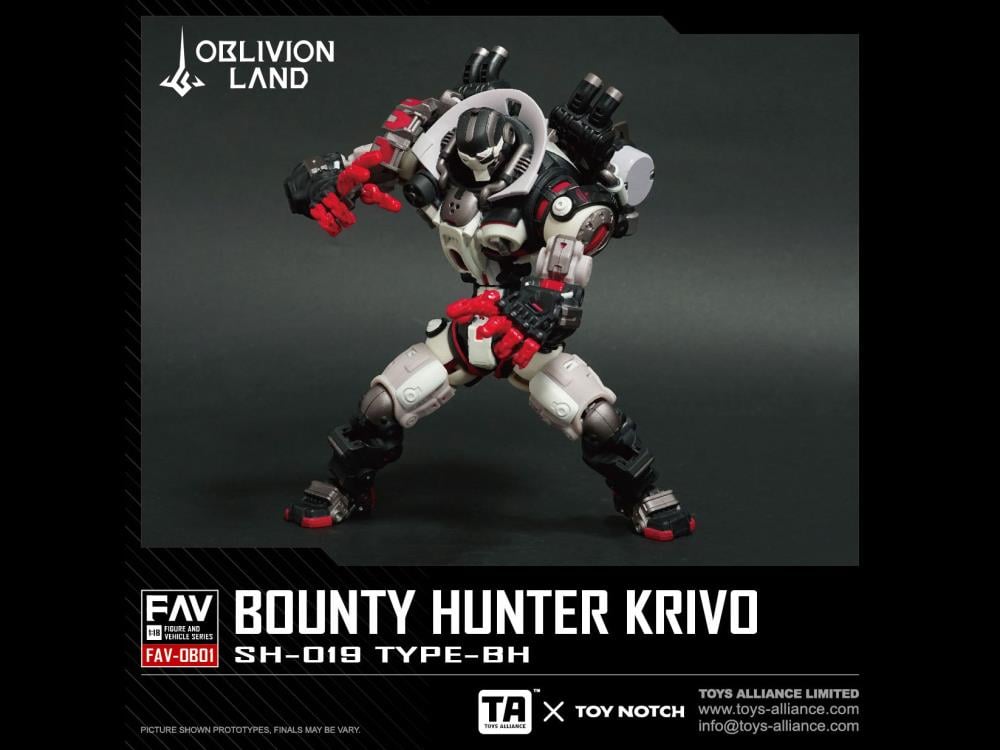Oblivion Land FAV-OB01 Bounty Hunter Krivo Action Figure Gallery Image 4