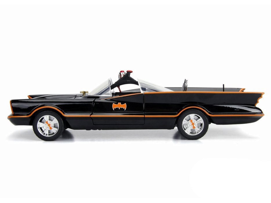 Batman Classic TV Series Metals Die Cast 1/18 Scale Batmobile with Batman & Robin Gallery Image 5