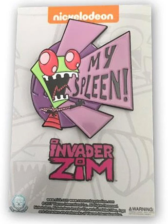 Invader Zim My Spleen! Enamel Pin Gallery Image 2