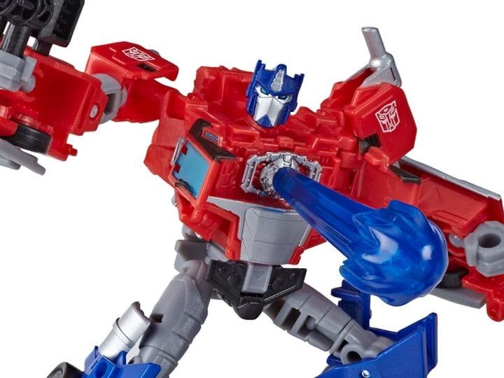 Transformers: Bumblebee Cyberverse Adventures Deluxe Optimus Prime (Maccadam BAF) Gallery Image 1