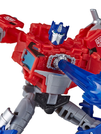 Transformers: Bumblebee Cyberverse Adventures Deluxe Optimus Prime (Maccadam BAF) Gallery Image 2