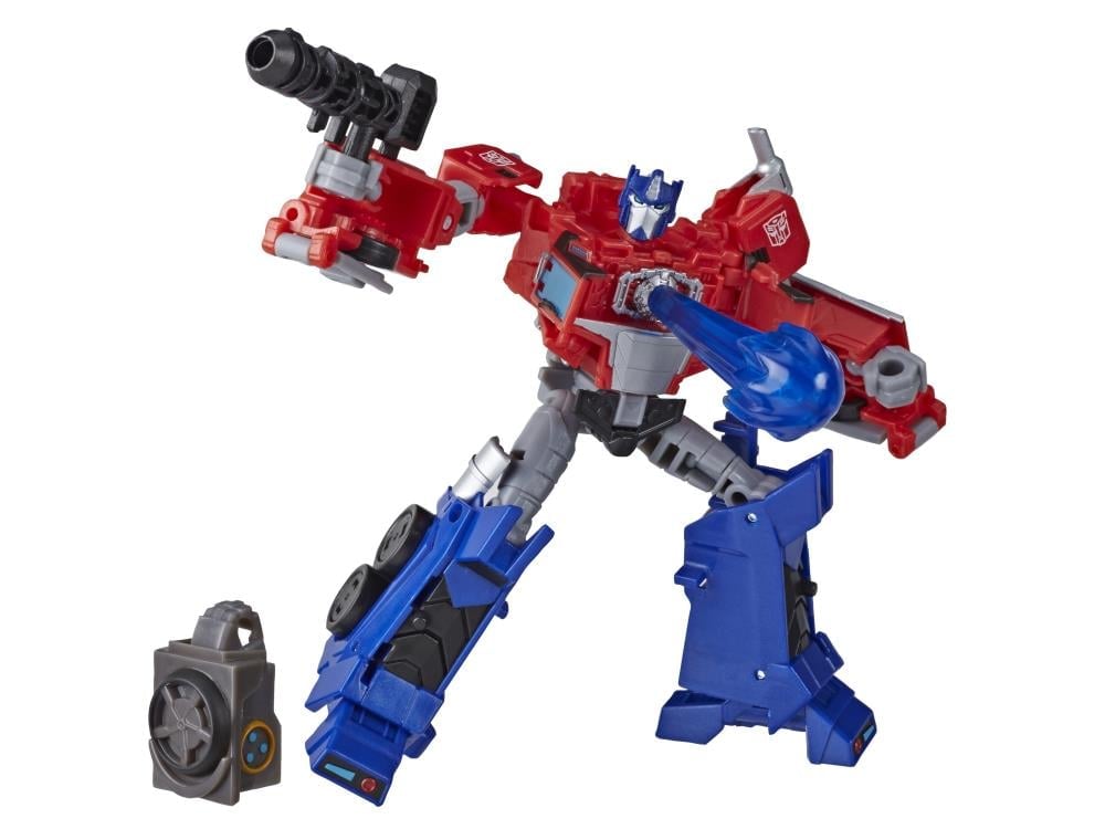 Transformers: Bumblebee Cyberverse Adventures Deluxe Optimus Prime (Maccadam BAF) Gallery Image 3
