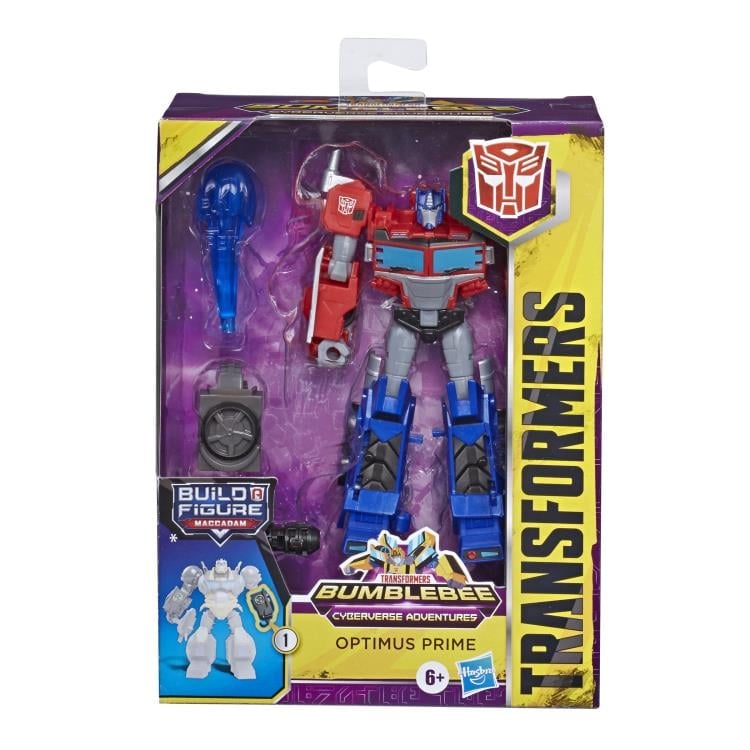 Transformers: Bumblebee Cyberverse Adventures Deluxe Optimus Prime (Maccadam BAF) Gallery Image 5