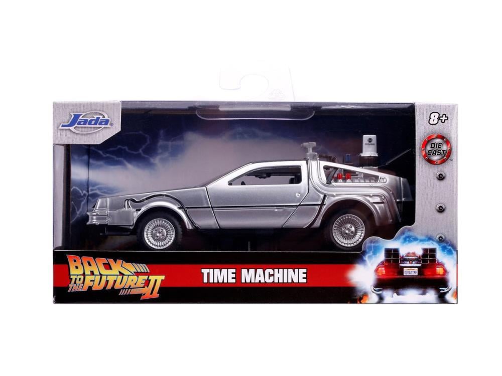 Back to the Future Part II Hollywood Rides DeLorean Time Machine 1/32 Scale Model Gallery Image 11