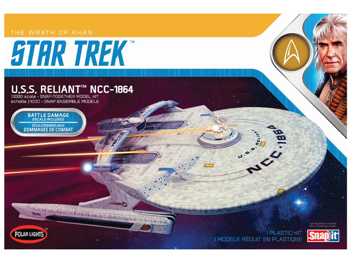 Star Trek II: The Wrath of Khan U.S.S. Reliant NCC-1864 1/1000 Scale Model Kit Gallery Image 1