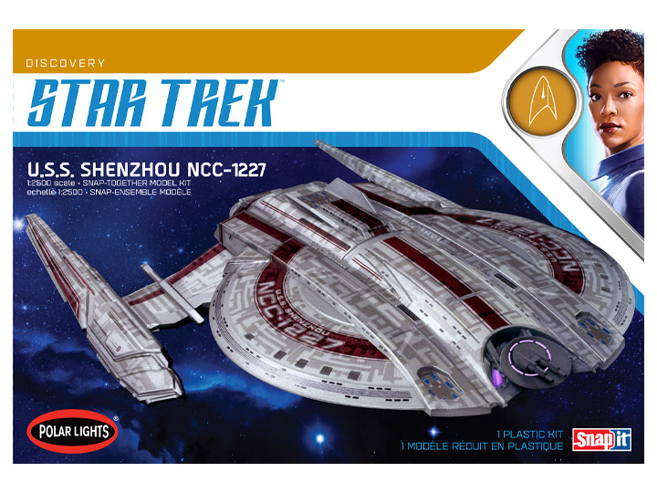 Star Trek: Discovery U.S.S Shenzhou NCC-1227 1/2500 Scale Model Kit Gallery Image 1