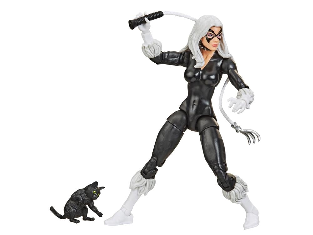 Spider-Man Marvel Legends Retro Collection Marvel's Black Cat Action Figure Gallery Image 3