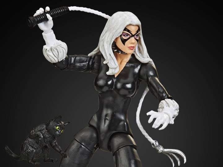 Spider-Man Marvel Legends Retro Collection Marvel's Black Cat Action Figure Gallery Image 1