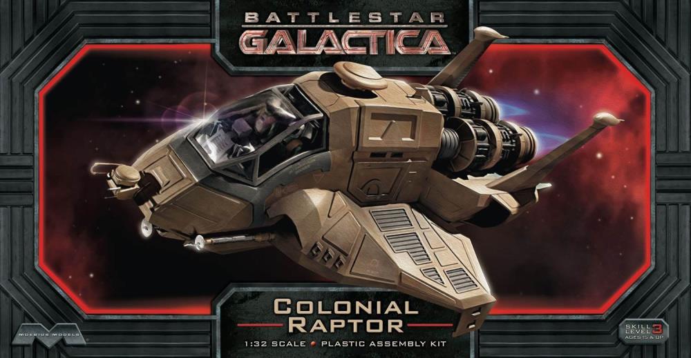 Battlestar Galactica Colonial Raptor 1/32 Scale Model Kit Gallery Image 5