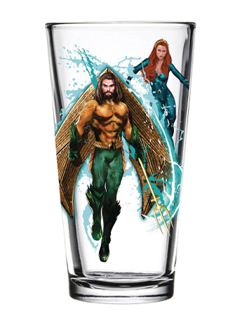 Aquaman Toon Tumblers Aquaman Pint Glass Gallery Image 2