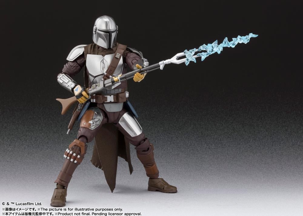 The Mandalorian S.H.Figuarts The Mandalorian (Beskar Armor) Exclusive Action Figure Gallery Image 7