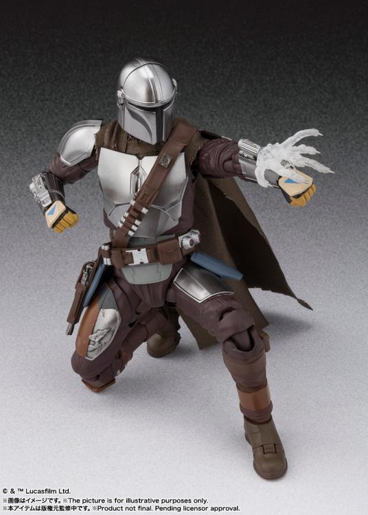 The Mandalorian S.H.Figuarts The Mandalorian (Beskar Armor) Exclusive Action Figure Gallery Image 9