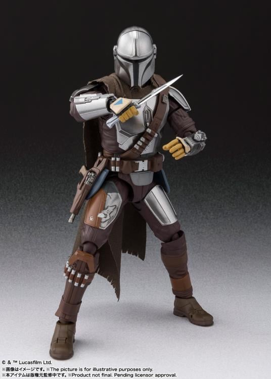 The Mandalorian S.H.Figuarts The Mandalorian (Beskar Armor) Exclusive Action Figure Gallery Image 8