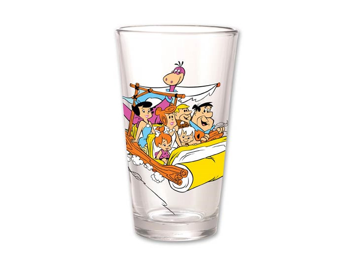 Hanna Barbera Toon Tumblers Flintstones Pint Glass Gallery Image 1