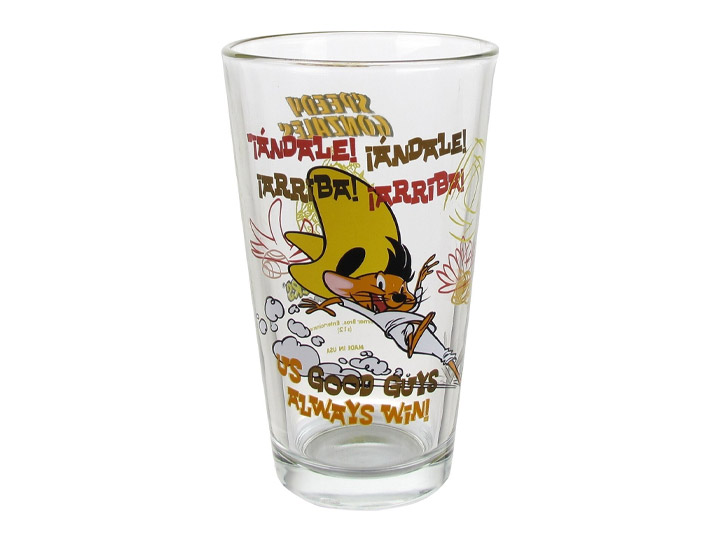 Looney Tunes Toon Tumblers Speedy Gonzalez Pint Glass Gallery Image 1