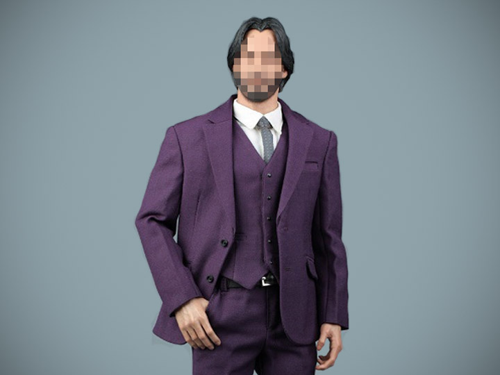 Gentleman Suit (Purple) 1/6 Scale Accessory Set Gallery Image 1