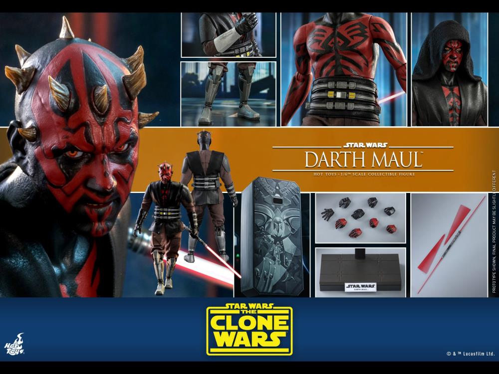 Star Wars: The Clone Wars TMS024 Darth Maul 1/6 Scale Figure Gallery Image 23