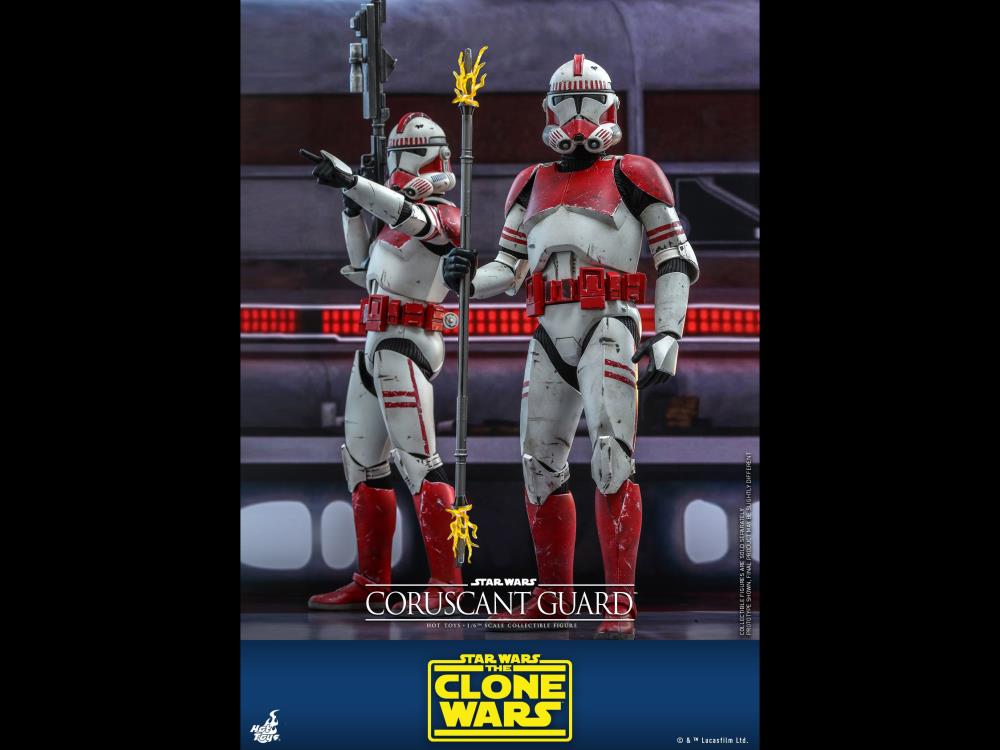Star Wars: The Clone Wars TMS025 Coruscant Guard 1/6 Scale Figure Gallery Image 6