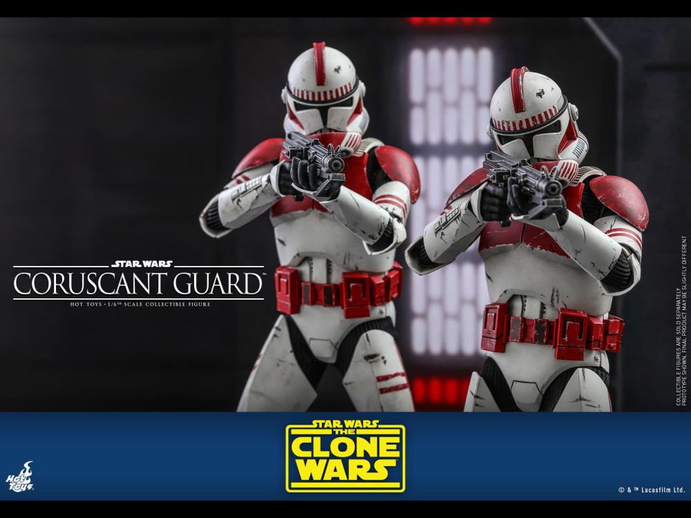 Star Wars: The Clone Wars TMS025 Coruscant Guard 1/6 Scale Figure Gallery Image 15