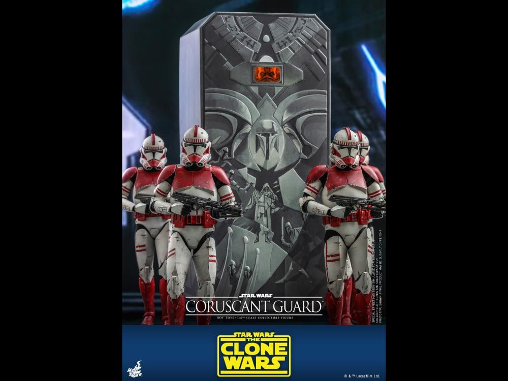 Star Wars: The Clone Wars TMS025 Coruscant Guard 1/6 Scale Figure Gallery Image 7