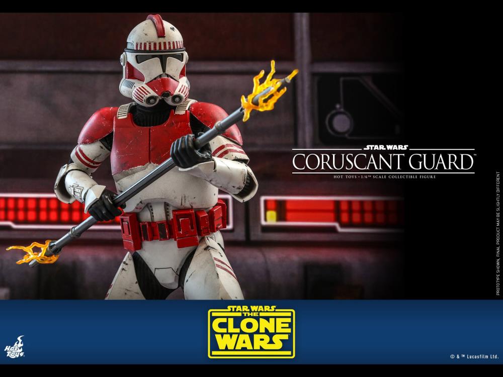 Star Wars: The Clone Wars TMS025 Coruscant Guard 1/6 Scale Figure Gallery Image 14