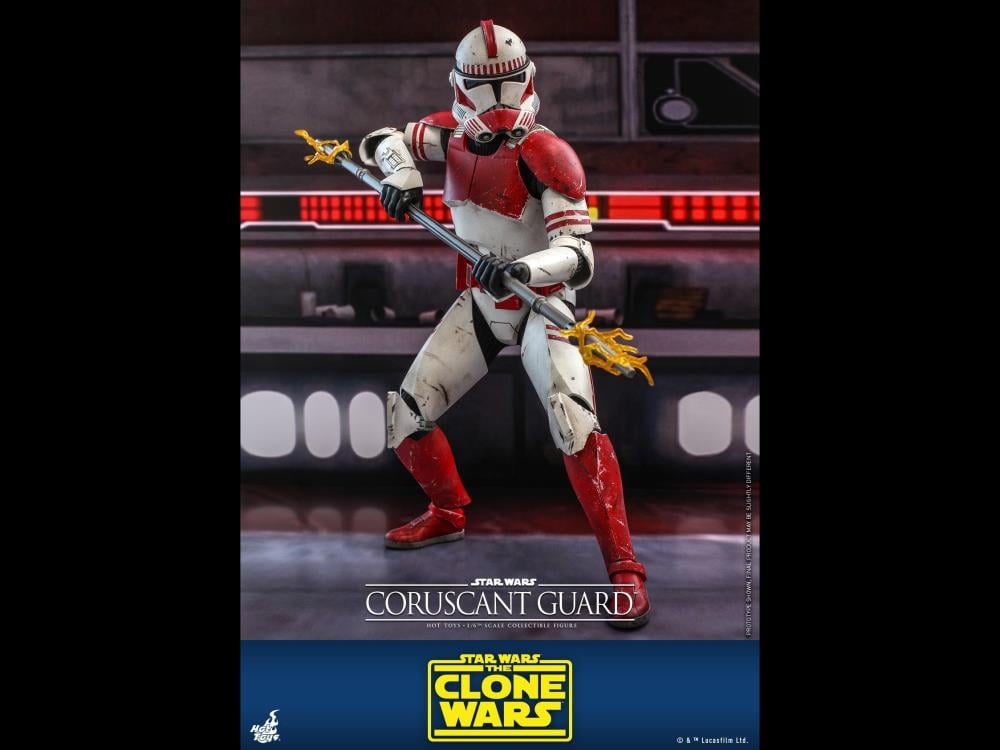 Star Wars: The Clone Wars TMS025 Coruscant Guard 1/6 Scale Figure Gallery Image 5