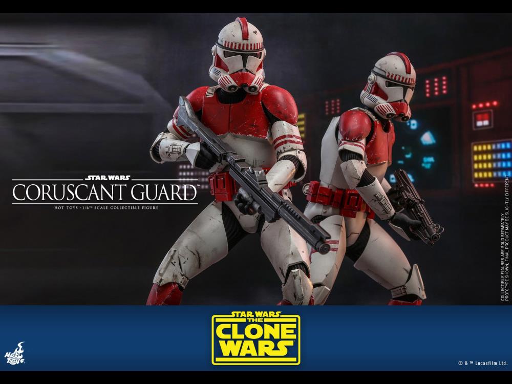 Star Wars: The Clone Wars TMS025 Coruscant Guard 1/6 Scale Figure Gallery Image 13