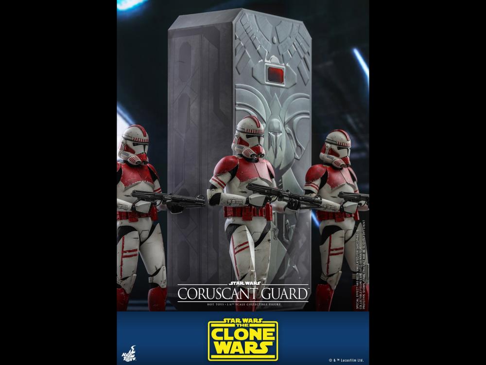 Star Wars: The Clone Wars TMS025 Coruscant Guard 1/6 Scale Figure Gallery Image 9