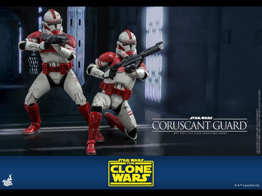 Star Wars: The Clone Wars TMS025 Coruscant Guard 1/6 Scale Figure Gallery Image 11
