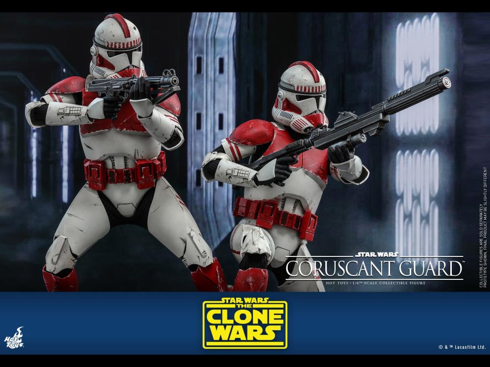 Star Wars: The Clone Wars TMS025 Coruscant Guard 1/6 Scale Figure Gallery Image 12