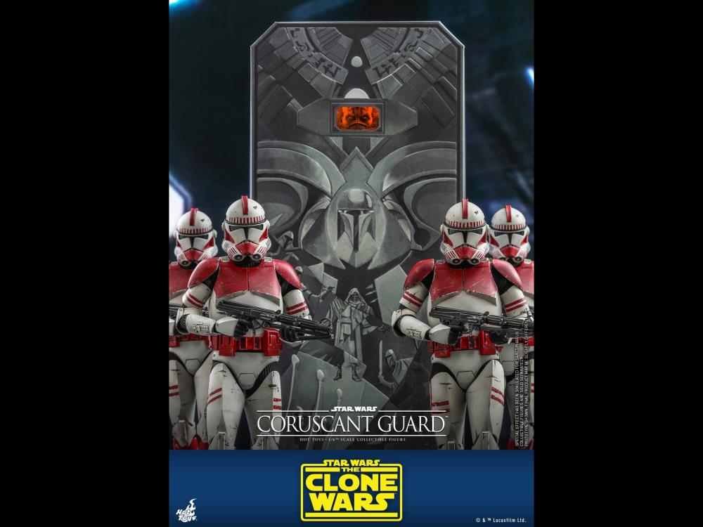 Star Wars: The Clone Wars TMS025 Coruscant Guard 1/6 Scale Figure Gallery Image 8