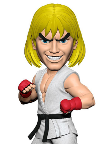 Street Fighter Ken Masters (White) Bobblehead Gallery Image 2