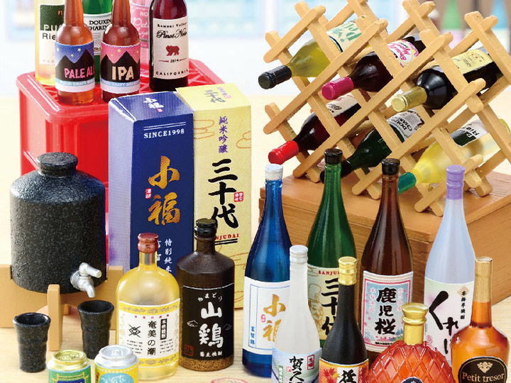 Fujimaru Liquor Store Miniature Collection Boxed Set of 8 Accessories Gallery Image 1