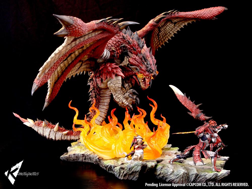 Monster Hunter Rathalos Fiery Bundle 1/10 Scale Diorama Set Gallery Image 4