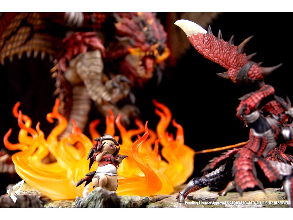 Monster Hunter Rathalos Fiery Bundle 1/10 Scale Diorama Set Gallery Image 12