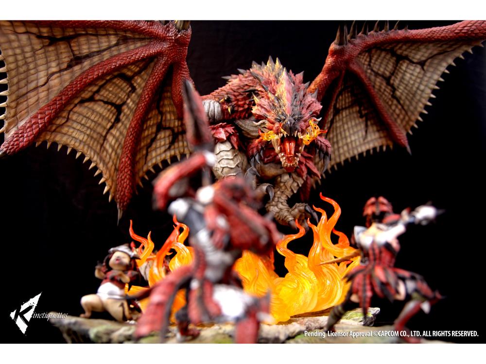 Monster Hunter Rathalos Fiery Bundle 1/10 Scale Diorama Set Gallery Image 10
