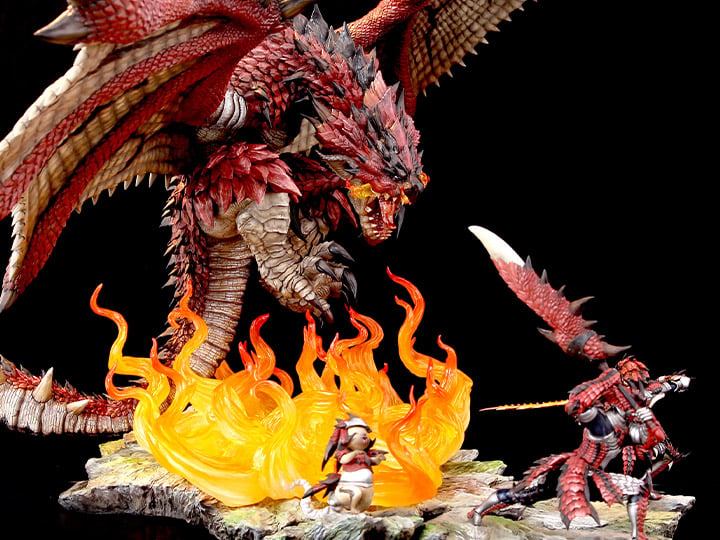 Monster Hunter Rathalos Fiery Bundle 1/10 Scale Diorama Set Gallery Image 1