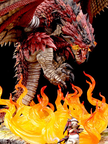 Monster Hunter Rathalos Fiery Bundle 1/10 Scale Diorama Set Gallery Image 2