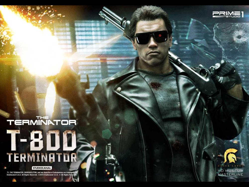 The Terminator High Definition Museum Masterline T-800 Terminator 1/2 Scale Statue Gallery Image 4