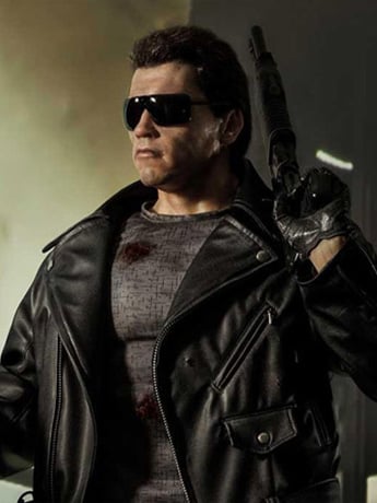 The Terminator High Definition Museum Masterline T-800 Terminator 1/2 Scale Statue Gallery Image 2